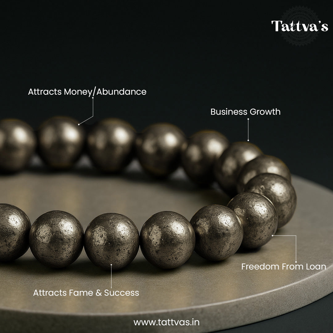 Tattva’s Pyrite Wealth Bracelet™ – Prosperity & Confidence Crystal