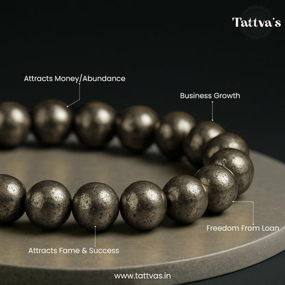 Tattva’s Pyrite Wealth Bracelet™ – Prosperity & Confidence Crystal