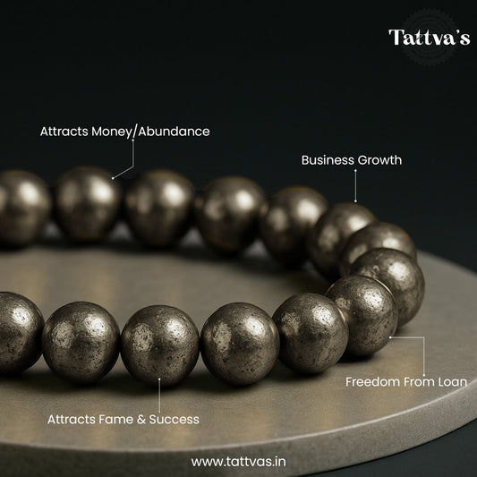 Tattva’s Pyrite Wealth Bracelet™ – Prosperity & Confidence Crystal