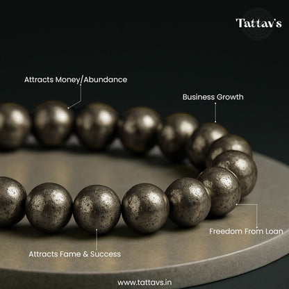 Tattva’s Pyrite Wealth Bracelet™ – Prosperity & Confidence Crystal